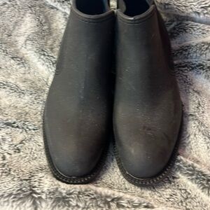 Ishu+ Mens Low Rain boots black